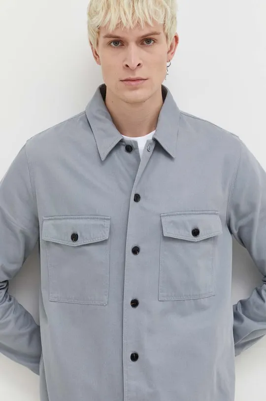 grigio HUGO giacca di jeans Uomo