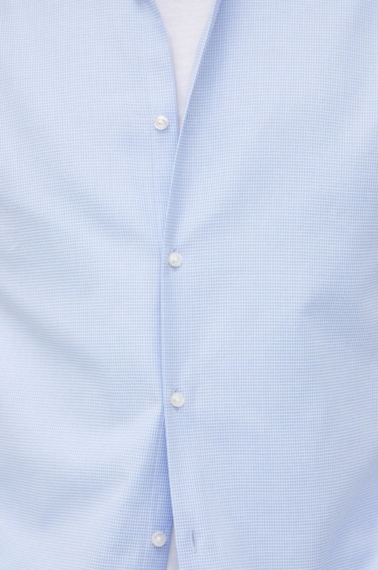 HUGO koszula bawełniana 50467743 blady niebieski