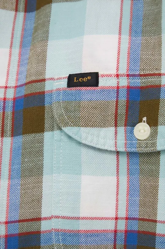 Bavlnená košeľa Lee viacfarebná