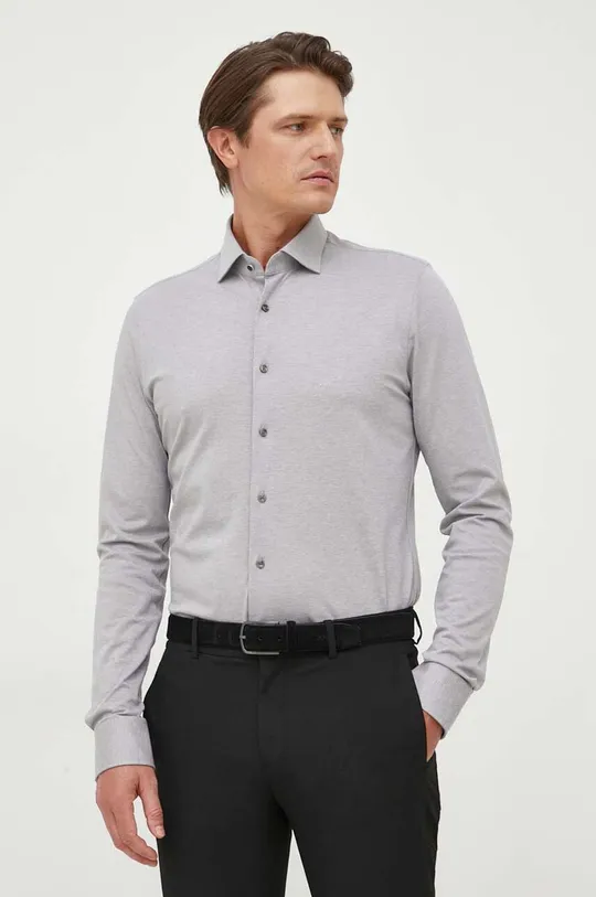 sivá Bavlnená košeľa Michael Kors Pánsky