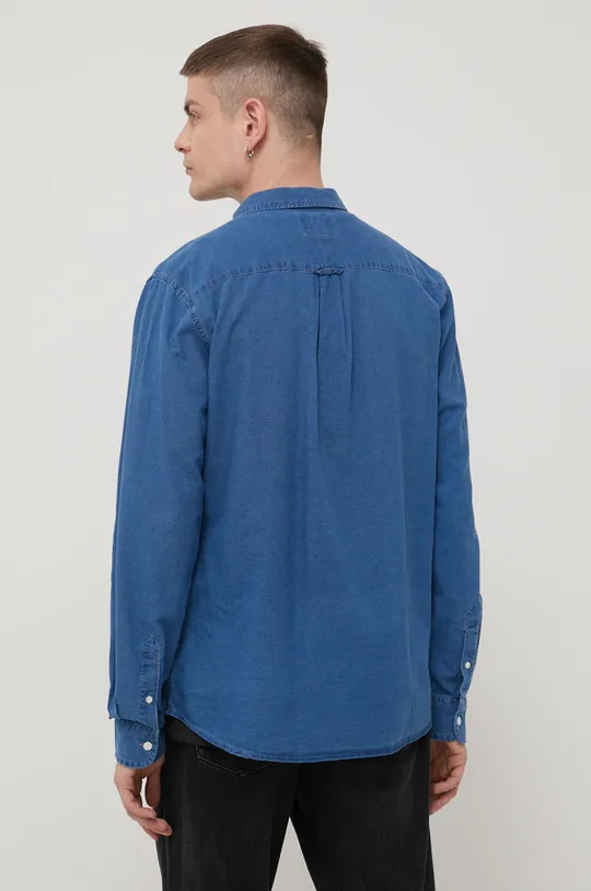 niebieski Wrangler koszula jeansowa