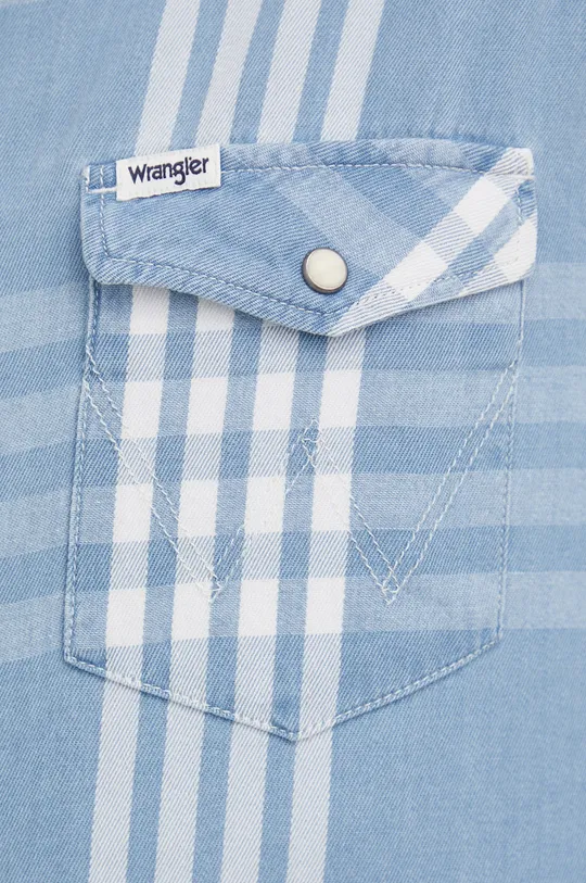 Βαμβακερό πουκάμισο Wrangler Ανδρικά