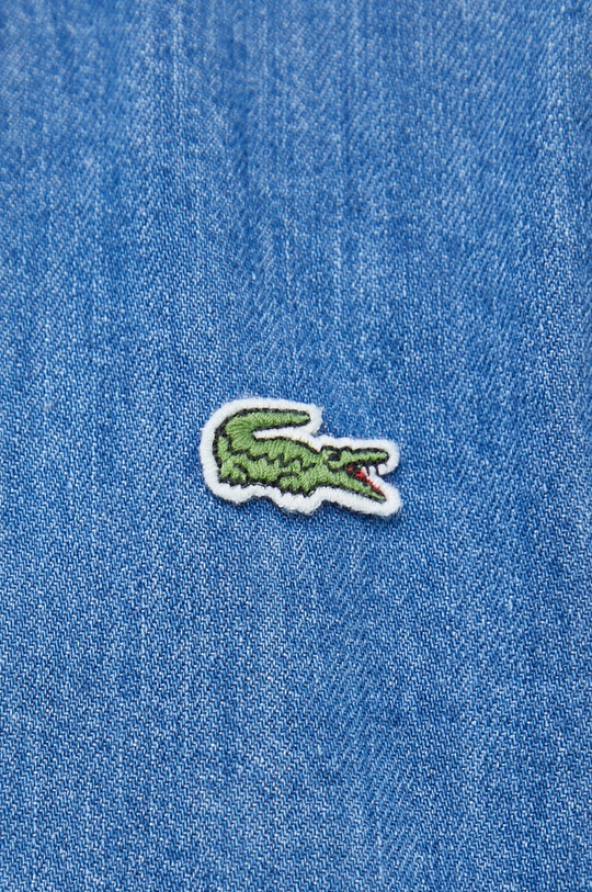 Lacoste koszula bawełniana CH7637 niebieski