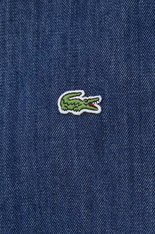 Lacoste koszula bawełniana CH7637 granatowy