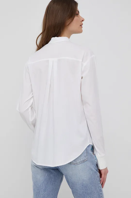 λευκό Βαμβακερό πουκάμισο Desigual