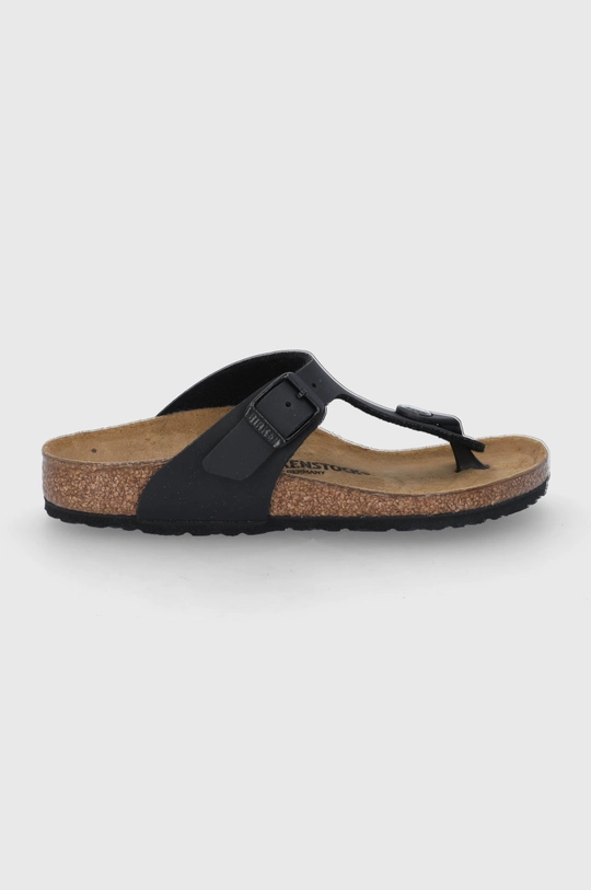 czarny Birkenstock Japonki dziecięce Chłopięcy