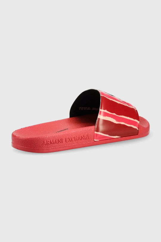 Pantofle Armani Exchange červená