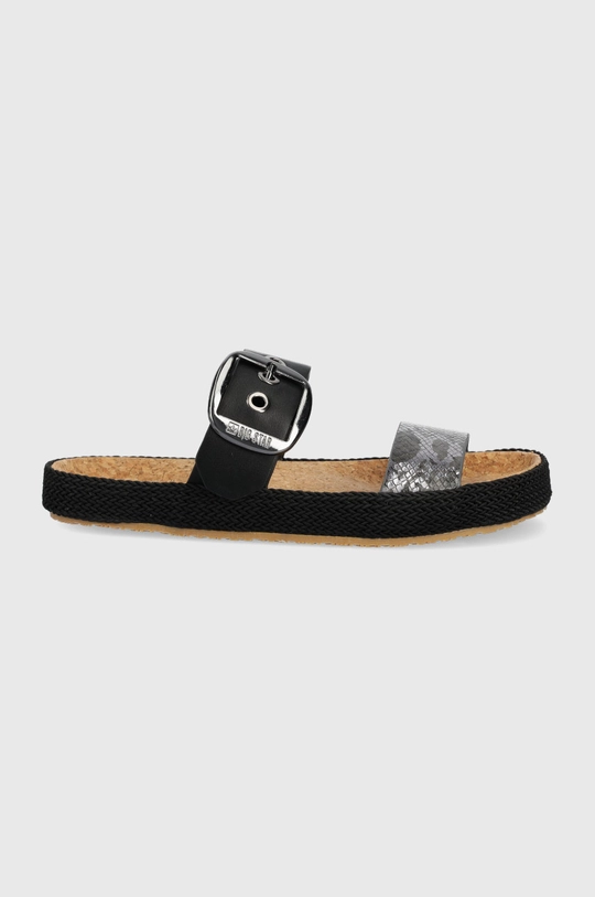 nero Big Star ciabatte slide Donna