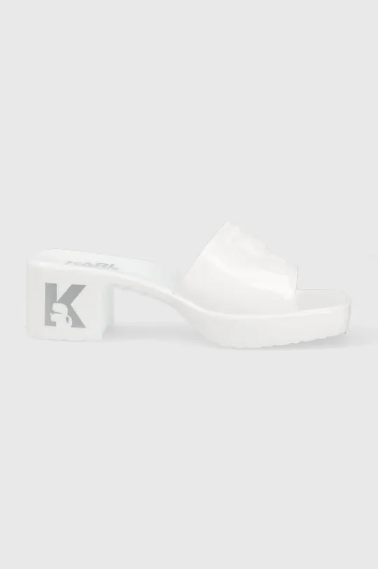 λευκό Παντόφλες Karl Lagerfeld Jelly Blok Heel Γυναικεία