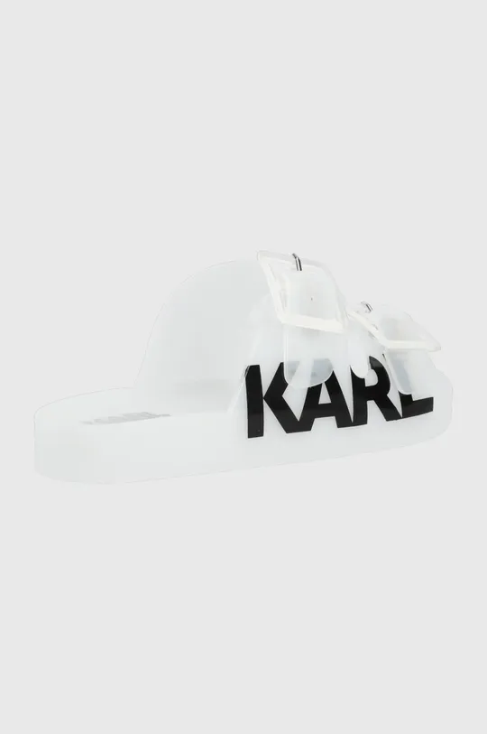 Παντόφλες Karl Lagerfeld Jelly Strap λευκό