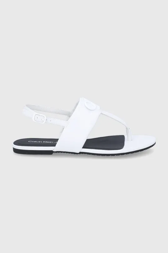 biela Kožené sandále Calvin Klein Jeans Dámsky