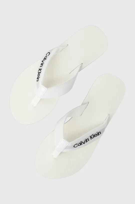 λευκό Σαγιονάρες Calvin Klein