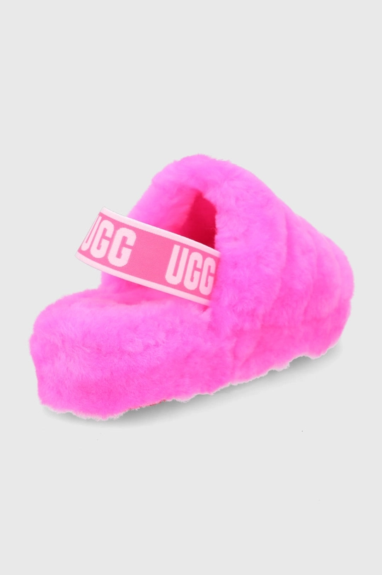 UGG kapcie wełniane Fluff Yeah Slide Cholewka: Wełna, Wnętrze: Materiał tekstylny, Wełna, Podeszwa: Materiał syntetyczny