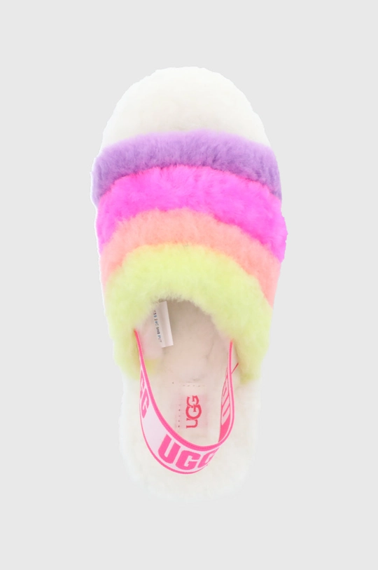 multicolor UGG kapcie wełniane Fluff Yeah Slide