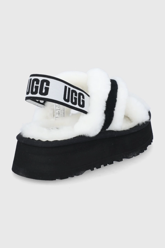 UGG - Μάλλινες παντόφλες Disco Cross Slide  Πάνω μέρος: Μαλλί, Δέρμα σαμουά Εσωτερικό: Μαλλί Σόλα: Συνθετικό ύφασμα