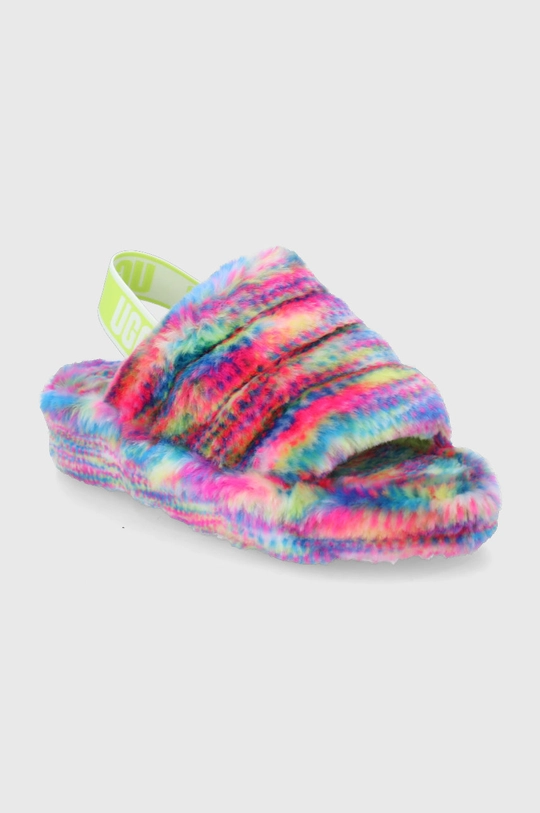 UGG kapcie Fluff Yeah Pixelate multicolor