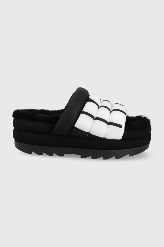 czarny UGG kapcie Maxi Slide Damski