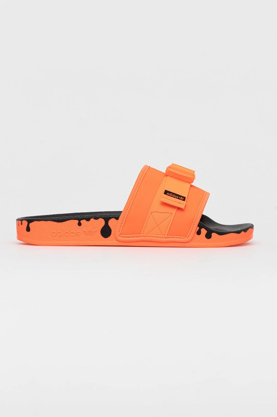 orange adidas Originals sliders Women’s