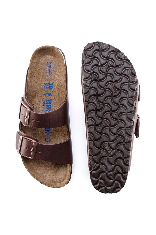 Δερμάτινες παντόφλες Birkenstock Arizona