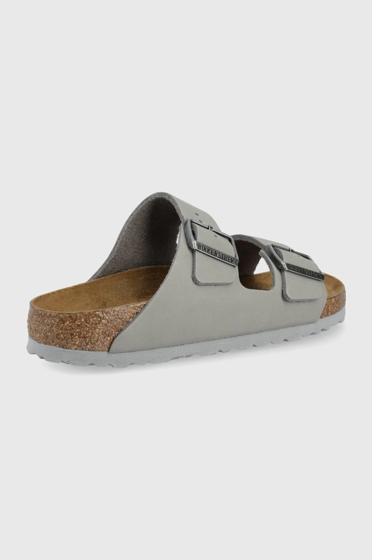 Δερμάτινες παντόφλες Birkenstock Arizona γκρί