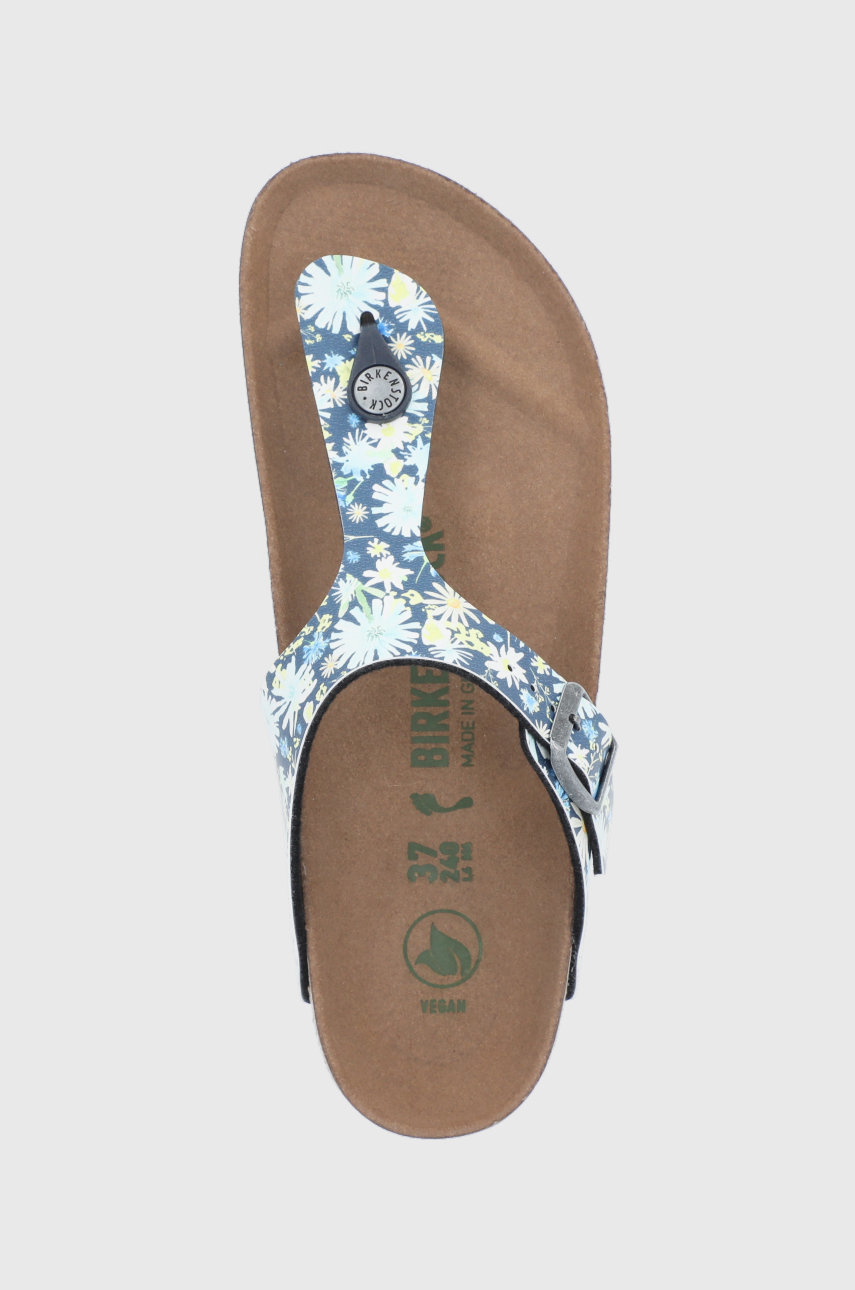 niebieski Birkenstock Japonki Gizeh