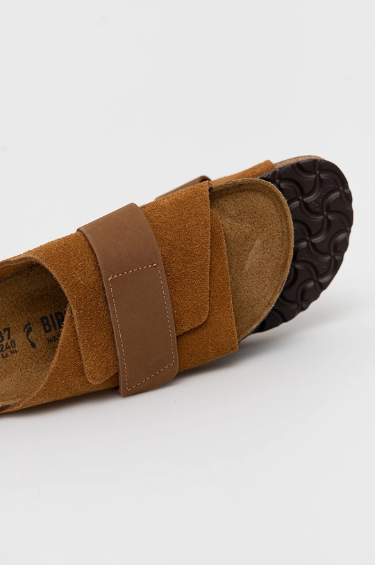 Semišové šľapky Birkenstock Kyoto  Zvršok: Semišová koža Vnútro: Semišová koža Podrážka: Syntetická látka