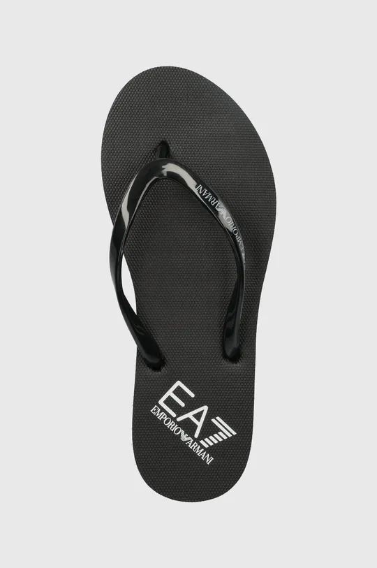 fekete EA7 Emporio Armani flip-flop