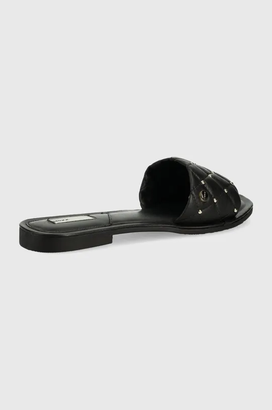 Δερμάτινες παντόφλες Mexx Sandal Jewel μαύρο