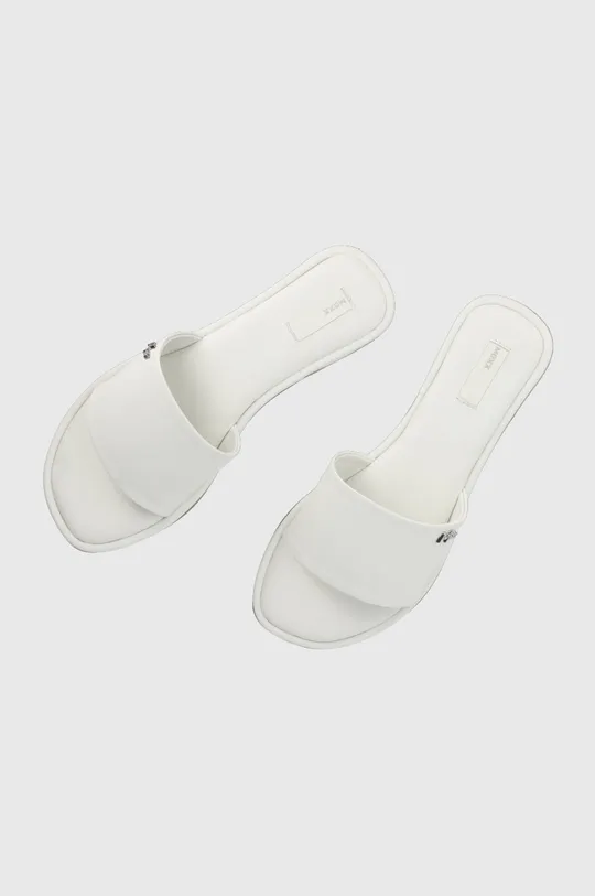 Δερμάτινες παντόφλες Mexx Sandal Jolie λευκό