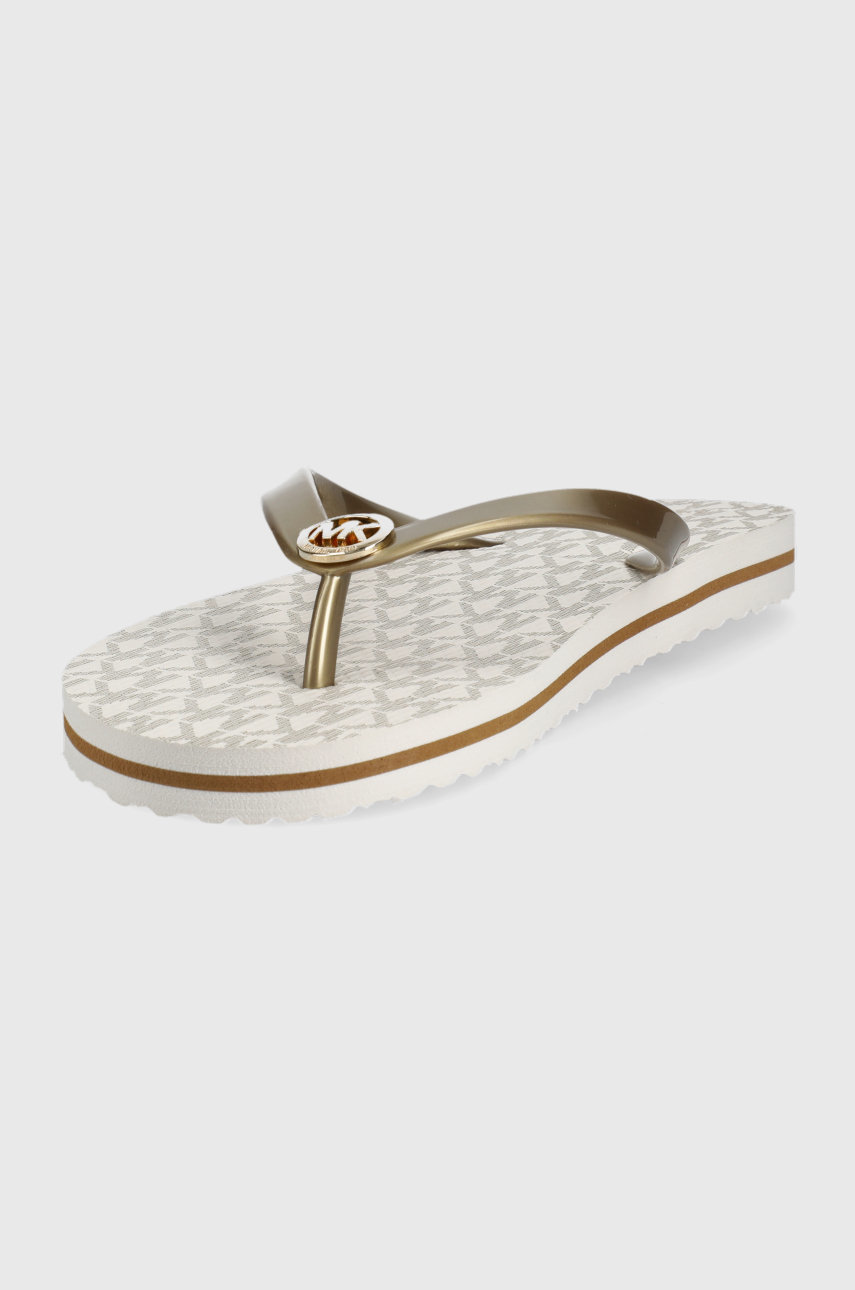 MICHAEL Michael Kors japonki MK FLIP FLOP STRIPE EVA 40S7MKFA4Q.150 damskie kolor beżowy na