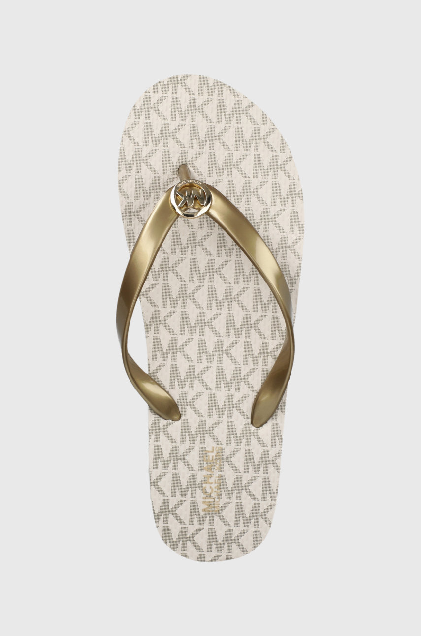 MICHAEL Michael Kors japonki MK FLIP FLOP STRIPE EVA 40S7MKFA4Q.150 damskie kolor beżowy na