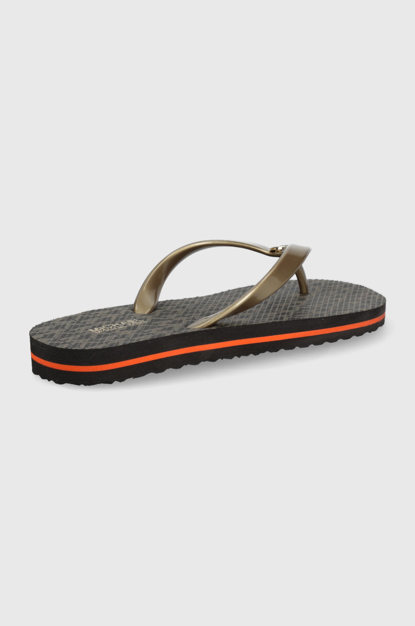 MICHAEL Michael Kors japonki MK FLIP FLOP STRIPE EVA 40S7MKFA4Q.200 damskie kolor brązowy na