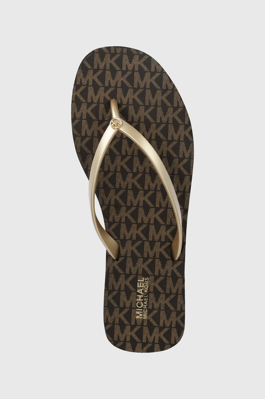 hnedá Žabky MICHAEL Michael Kors Jinx Flip Flop