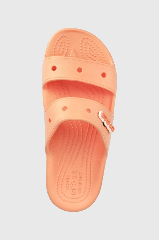 orange Crocs sliders CLASSIC 206761