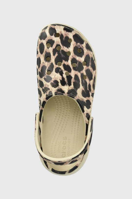 коричневый Шлепанцы Crocs Classic Platform Animal Remix Clog