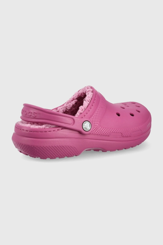 Papuče Crocs Classic Lined Clog fialová