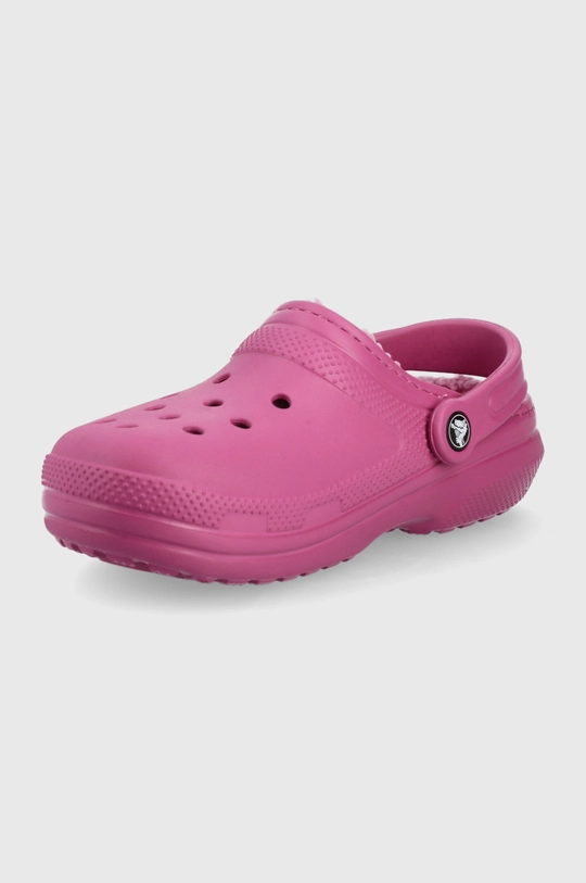 Crocs kapcie Classic Lined Clog Cholewka: Materiał syntetyczny, Wnętrze: Materiał tekstylny, Podeszwa: Materiał syntetyczny