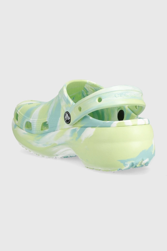 Šľapky Crocs Crocs Platform Marbled Clog  Zvršok: Syntetická látka Vnútro: Syntetická látka Podrážka: Syntetická látka