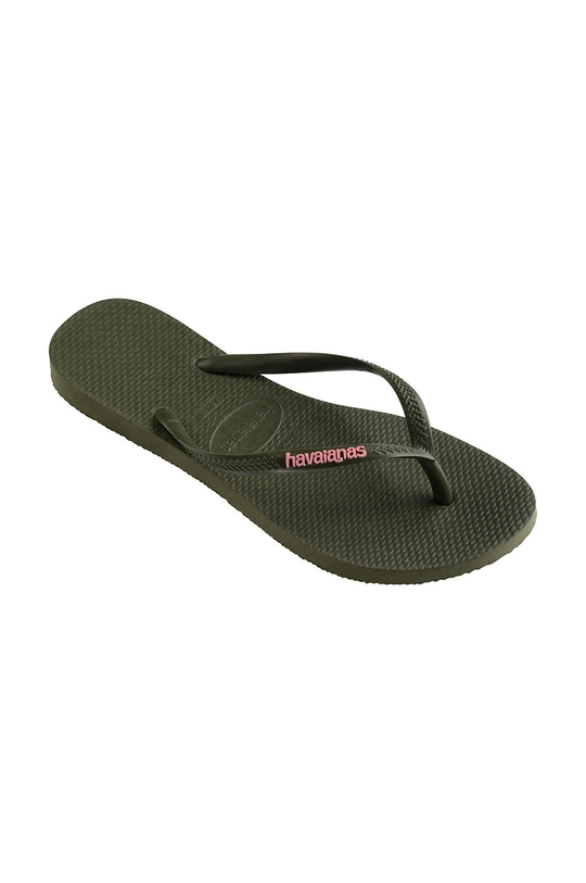 Σαγιονάρες Havaianas Slim Logo πράσινο