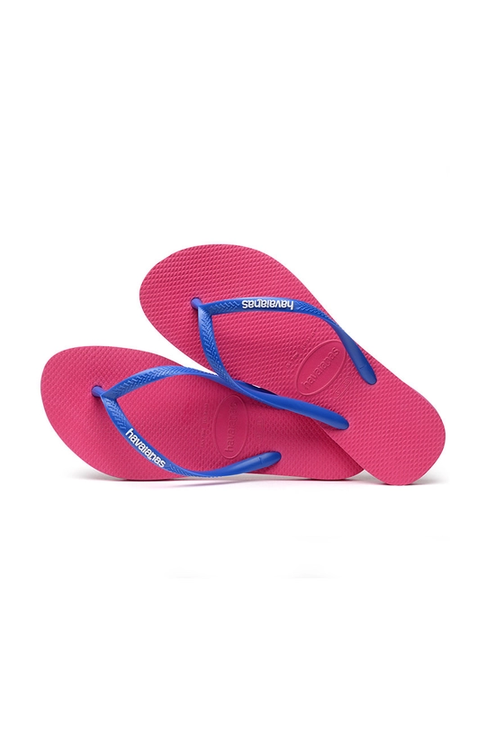 czerwony Havaianas japonki Slim Logo