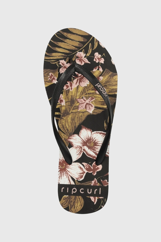 czarny Rip Curl japonki