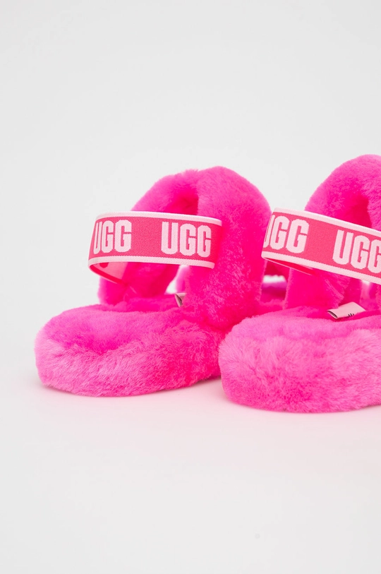 UGG kapcie wełniane dziecięce Oh Yeah Cholewka: Wełna, Wnętrze: Wełna, Podeszwa: Materiał syntetyczny