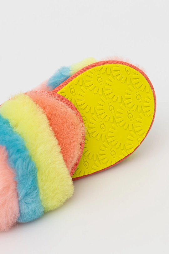 multicolor UGG kapcie dziecięce Fluff Yeah Slide