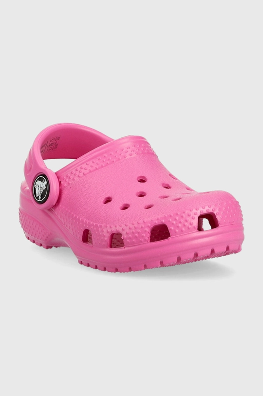 Παιδικές παντόφλες Crocs ροζ