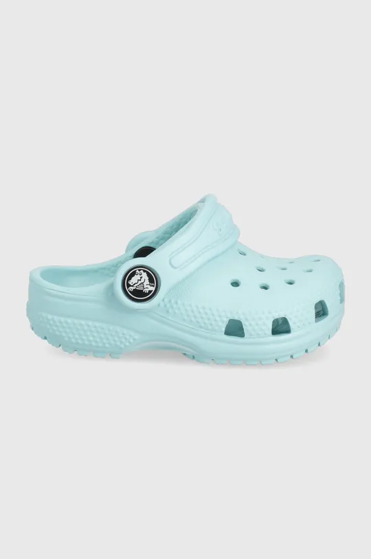 блакитний Дитячі шльопанці Crocs Для дівчаток