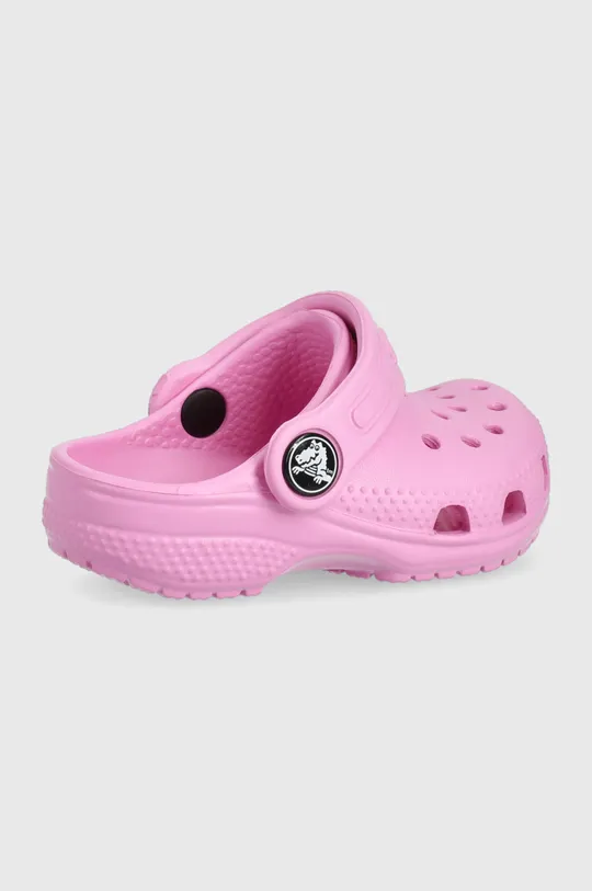 Дитячі шльопанці Crocs рожевий