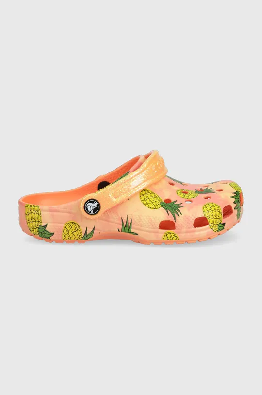 πορτοκαλί Παιδικές παντόφλες Crocs Για κορίτσια