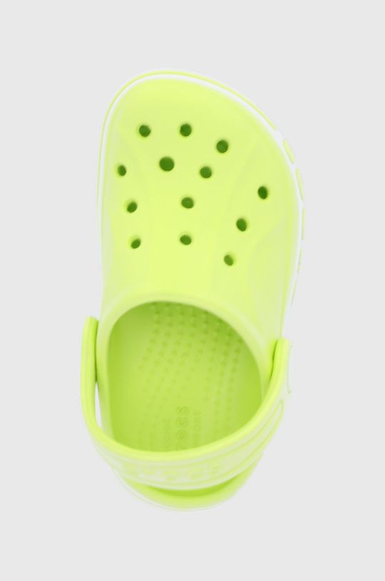 žlto-zelená Detské šľapky Crocs