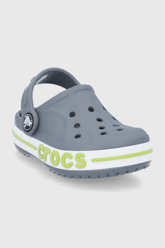 Crocs - Дитячі шльопанці сірий