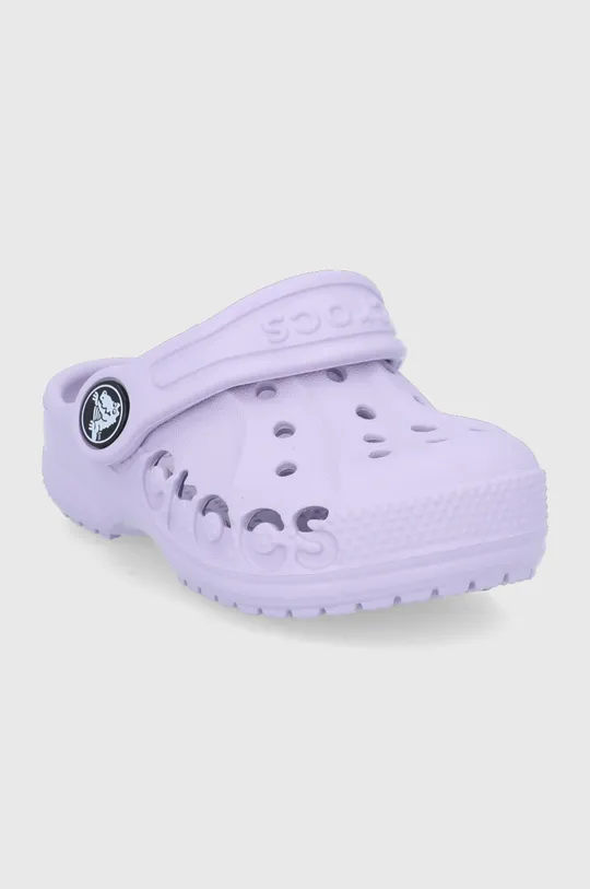 Дитячі шльопанці Crocs фіолетовий